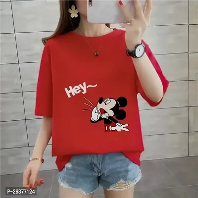 Women Printed Trendy  Comfy T-shirts-thumb0