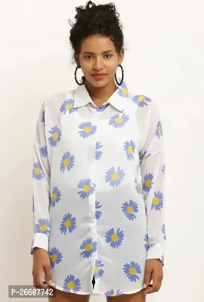 Women Trendy Floral Print Shirts-thumb4