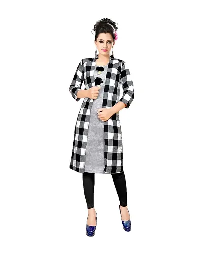 Stylish Kurti With Shrug For Women