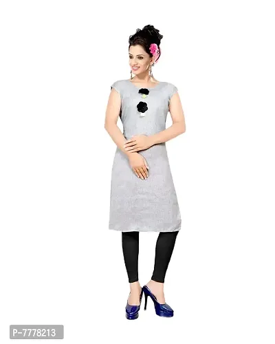 Aanshi FASHION Pure Cotton Kurti with Shrug for Women's and Girls-thumb2