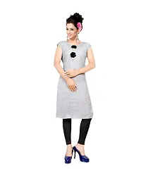 Stylish Cotton Kurti With Shrug For Women-thumb1