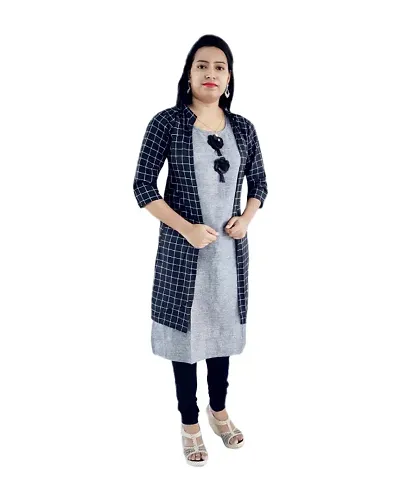 Stylush Pure Kurti With Shrug For Women