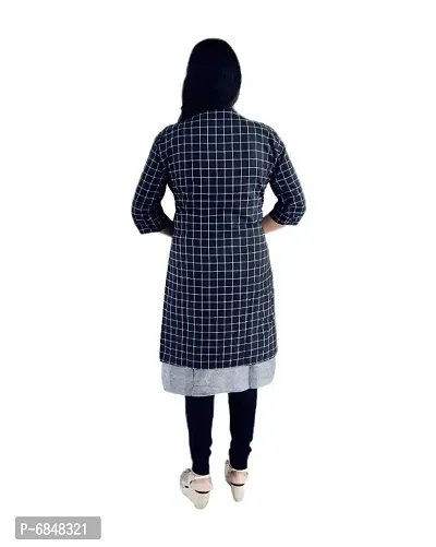 Stylush Pure Cotton Kurti With Shrug For Women-thumb2