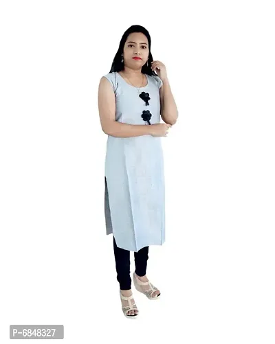 Stylush Pure Cotton Kurti With Shrug For Women-thumb3