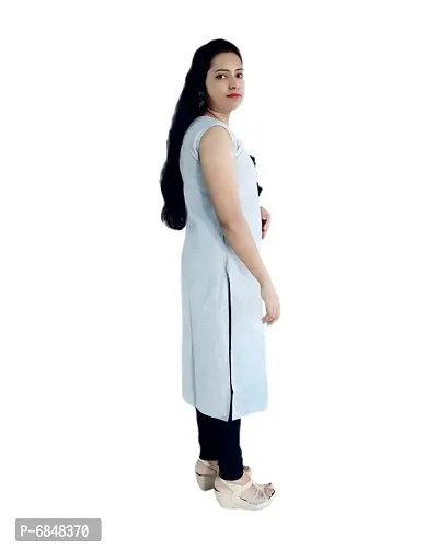 Stylush Pure Cotton Kurti With Shrug For Women-thumb4