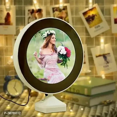 Mirror LED Round Photo Frame-thumb0