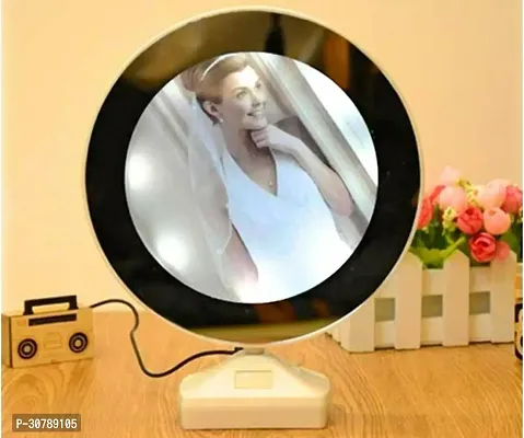 Mirror LED Round Photo Frame-thumb0