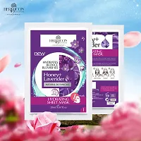 Herbicon Honey With Lavender Face Sheet Mask For Light-Weight, Soothing and Brightening Skin - 20 g (Pack of 2)-thumb2