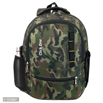Green Camouflaged 30L Backpack-thumb0