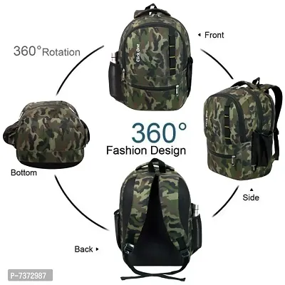 Green Camouflaged 30L Backpack-thumb3