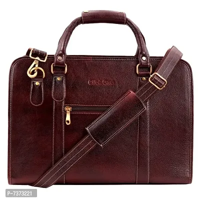 Leather Handmade Men  Women Laptop Bag Cross Over Shoulder Messenger Bag Office Bag-thumb0
