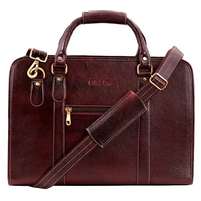Leather Handmade Men  Women Laptop Bag Cross Over Shoulder Messenger Bag Office Bag