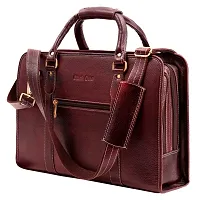 Leather Handmade Men  Women Laptop Bag Cross Over Shoulder Messenger Bag Office Bag-thumb4