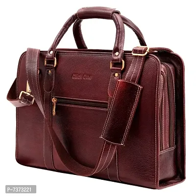 Leather Handmade Men  Women Laptop Bag Cross Over Shoulder Messenger Bag Office Bag-thumb5