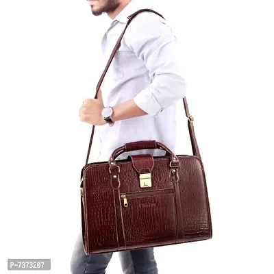 abc garments Leather Handmade Men  Women Laptop Bag Cross Over Shoulder Messenger Bag Office Bag-thumb5