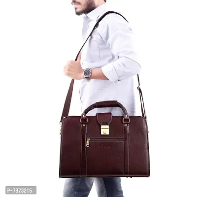 abc garments Leather Handmade Men  Women Laptop Bag Cross Over Shoulder Messenger Bag Office Bag-thumb4