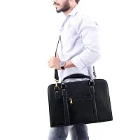 Leather Handmade Men  Women Laptop Bag Cross Over Shoulder Messenger Bag Office Bag-thumb3