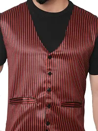 Classic Cotton Blend Ethnic Waistcoat for Men-thumb4