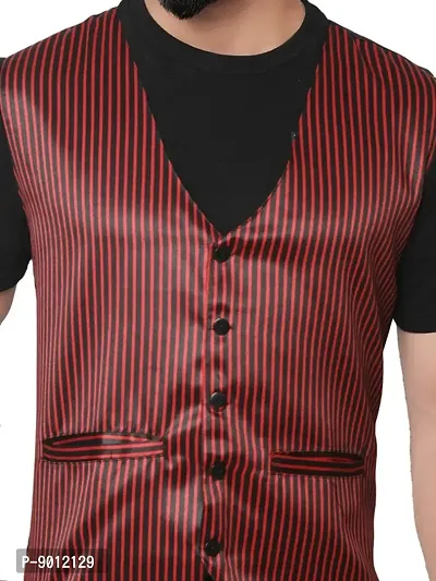 Classic Cotton Blend Ethnic Waistcoat for Men-thumb5