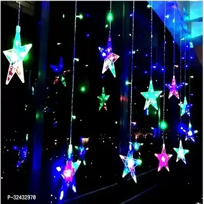 138 Leds 2.54 M Multicolor Flickering Star Rice Lights Pack Of 1-thumb0