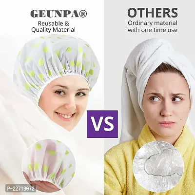 Alpha International Reusable Shower Cap For Women  Mens(Pack Of 3 Pcs)-thumb4