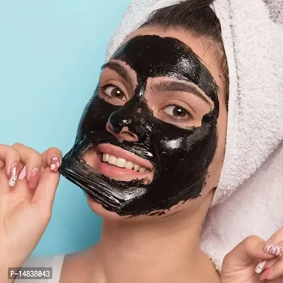 IBH Professional charcoal black heads remover peel off face mask-thumb3