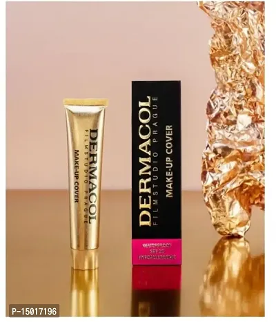 Film studio Dermacol Makeup Cover Waterproof Foundation For All Skin Type | Dermacol Original Foundation Pack Of 1