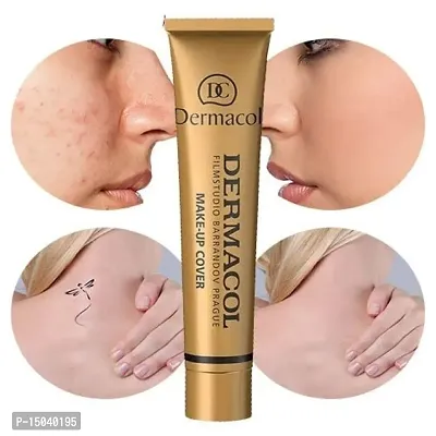 Film studio Dermacol Makeup Cover Waterproof Foundation For All Skin Type | Dermacol Original Foundation Pack Of 1-thumb0