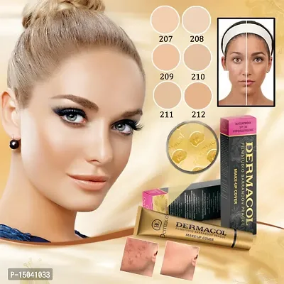 Film studio Dermacol Makeup Cover Waterproof Foundation For All Skin Type | Dermacol Original Foundation-thumb0