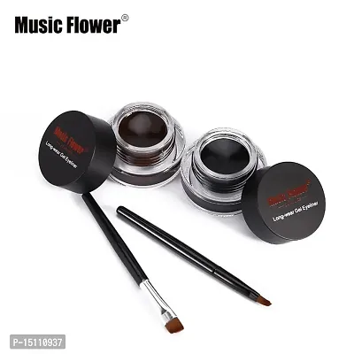 Music Flower eye linear 6 ml (Brown, Black) PACK OF 1