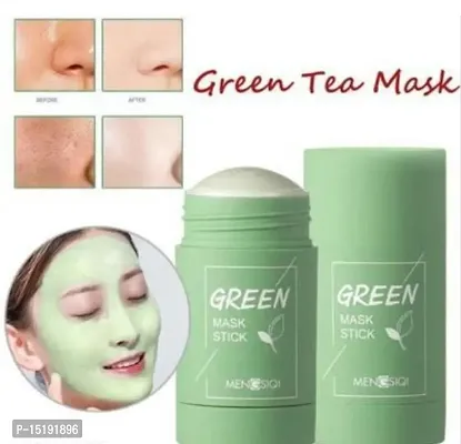 Green Tea Cleansing Mask Stick for Face For Blackheads Whiteheads Oil Control