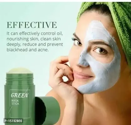 Green Tea Extracts Rich Mask Stick For Face Purifying Clay Stick Mask For Deep Cleaning