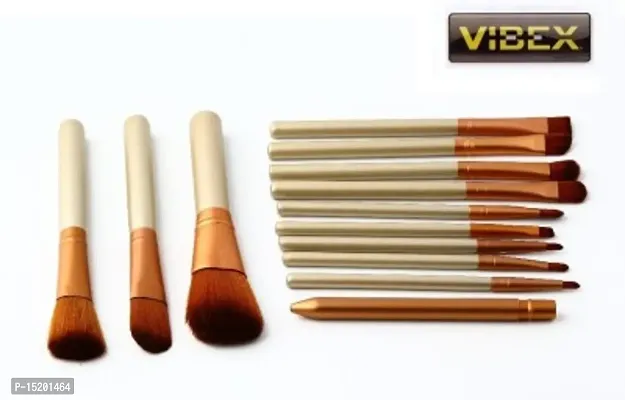 Naked 3 makeup brush set of 12 (Pack of 12), For Professional, Packaging Type: Box-thumb0