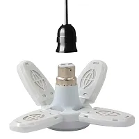 Dhruva Sales Adjustable Home Ceiling Lights, AC95-265V, Cool White Light (4+1fan) (Cute Mini Bulb) (25 watt) (Small Size)-thumb1