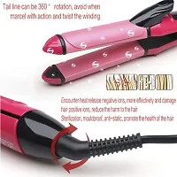 DHRUVA Sales Hair Beauty Set Curler and Hair Straightener (Multicolour)-thumb3