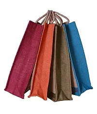 DHRUVA SALES Handi Craft Collection Covers Eco-Friendly Jute Water Bottle Bag with Handles-thumb4