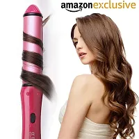 DHRUVA Sales Hair Beauty Set Curler and Hair Straightener (Multicolour)-thumb1