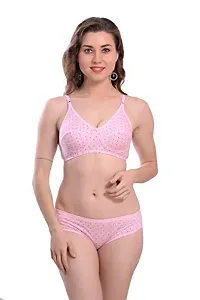 Dhurva Sales Women Cotton Bra Panty Set for Women Lingerie Set Bra Panty Set Bra Panty Set for Women with Sexy Bra Panty Set for Women (Pink,Blue,Yellow, 36)-thumb3