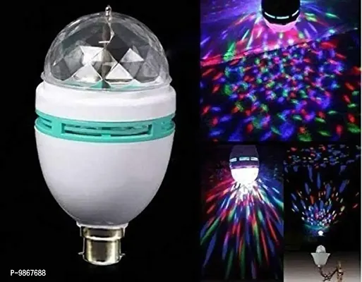 Dhruva Sales MYLTA 360 Degree LED Crystal Rotating Bulb Magic Disco LED Light,LED Rotating Bulb Lamp for Party/Home/Diwali Decoration-thumb2