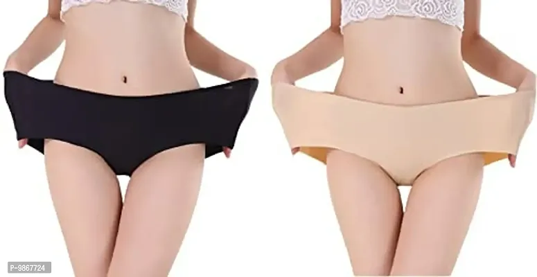 Buy Dhruva Sales Women's Ice Silk Panties Seamless Panty Bikini