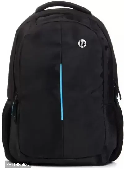 HP 100 Lightweight Backpack for 15.6-inch Laptop with Elastic and Padded Shoulder Straps (Black)-thumb0