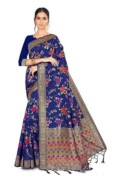 Elegant Saree with Blouse piece For Women