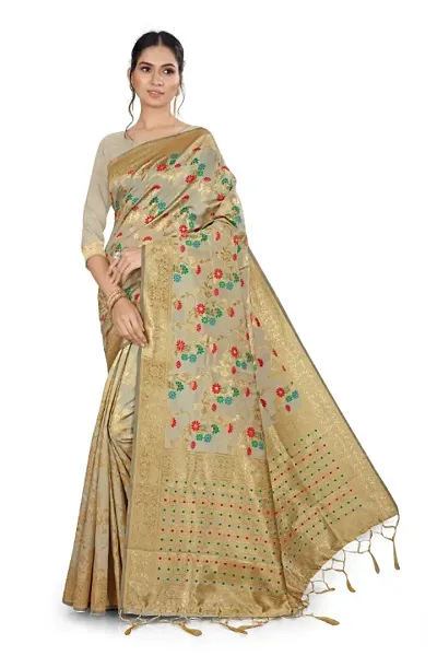 Latest Beautiful Silk Blend Sarees