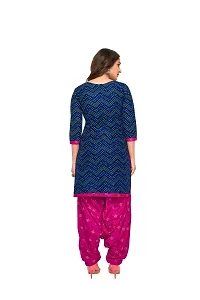 Stylish Fancy Designer Cotton Unstitched Dress Material Top With Bottom Wear And Dupatta Set For Women-thumb2