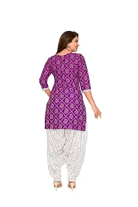 Stylish Fancy Designer Cotton Unstitched Dress Material Top With Bottom Wear And Dupatta Set For Women-thumb2