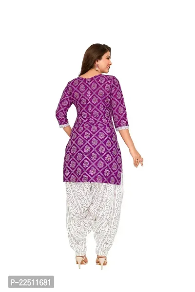 Stylish Fancy Designer Cotton Unstitched Dress Material Top With Bottom Wear And Dupatta Set For Women-thumb3