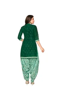 Stylish Fancy Designer Cotton Unstitched Dress Material Top With Bottom Wear And Dupatta Set For Women-thumb2