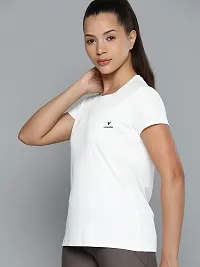 Vogueversa Ladies Solid Polyester Sport T shirt-thumb2