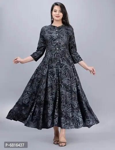 Alluring Rayon western Wear Dress For Womens and Girs