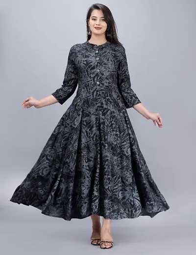 Alluring Rayon western Wear Dress For Womens and Girs